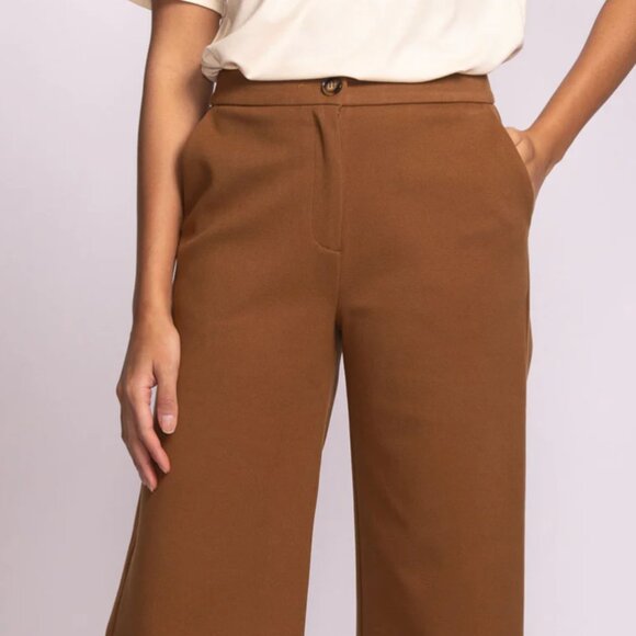 Pink Martini Pants - Pink Martini Nadia Brown Pants, XS